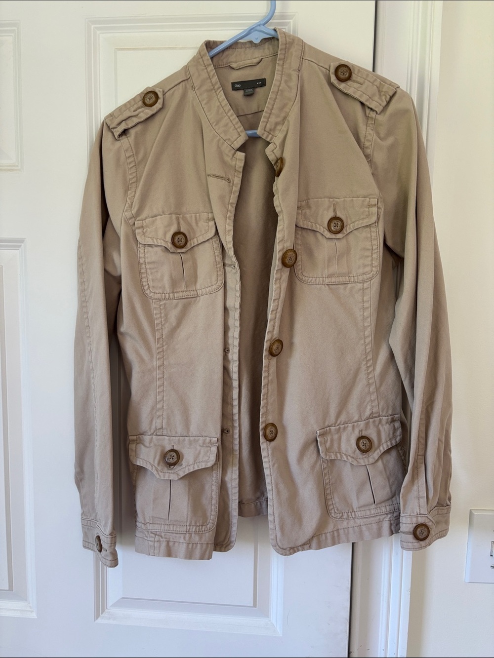 Vintage Woman’s Lightweight Utility Jacket in Beige
